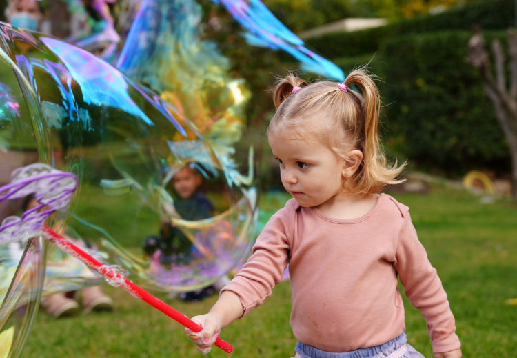 Las fiestas de pompas de jabon desde los 2 años